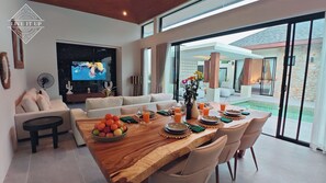 Comfort villa, 3 slaapkamers, privézwembad | Een kluis op de kamer, individueel gedecoreerd, individueel gemeubileerd