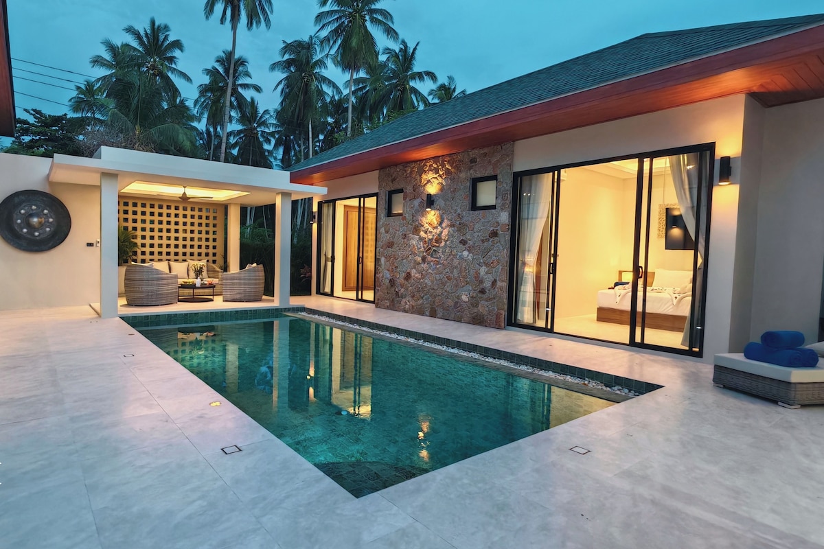 Villa – comfort, 3 soverom, privat basseng | Safe på rommet, strykejern/-brett og wi-fi (inkludert)