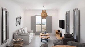 Quarto, 3 quartos, acessível, para fumantes | Sala de estar