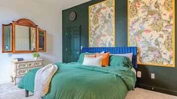 1 habitación, tabla de planchar con plancha, wifi y ropa de cama