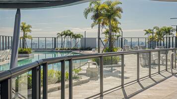 Indoor pool, outdoor pool