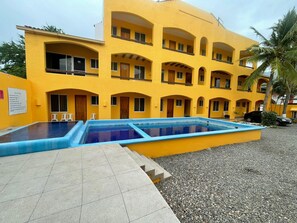 Fassade der Unterkunft