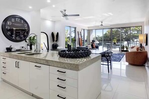 Interior - Beachfront Bliss on The Strand 3BR Pool and Parking (North Ward)