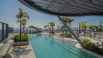 Indoor pool, outdoor pool