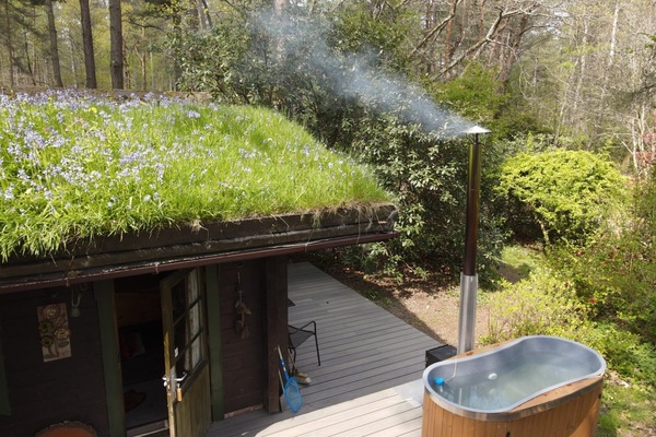 Bain à remous extérieur