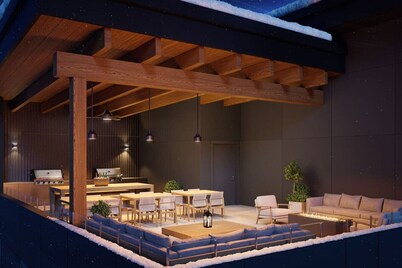 seconds from the ski-lift