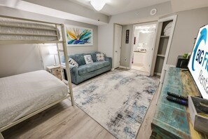 1 bedroom, iron/ironing board, free WiFi, bed sheets