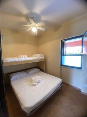 2 chambres, draps fournis