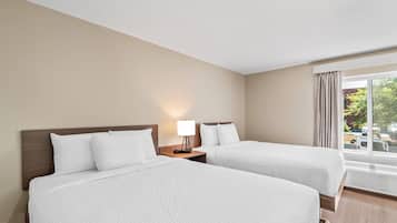 Suite, 2 Queen Beds, Non Smoking | Premium bedding, desk, blackout curtains, free WiFi