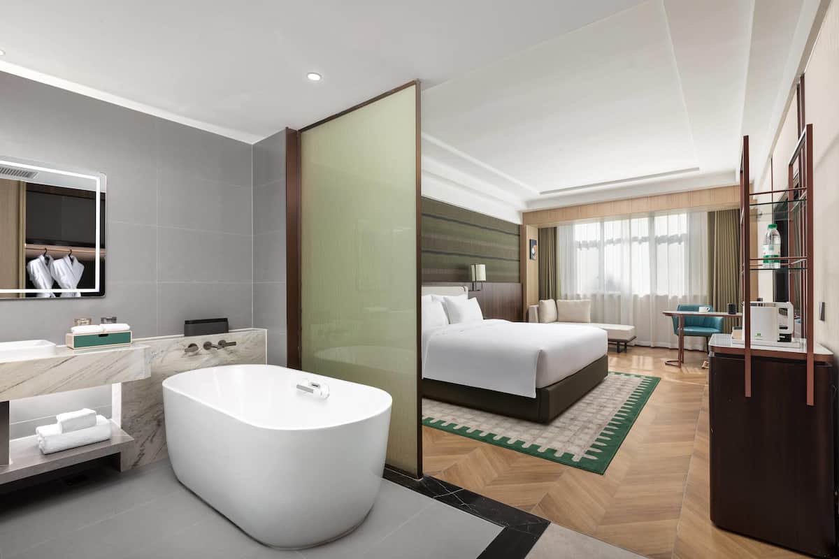 Lúxusherbergi - 1 stórt tvíbreitt rúm