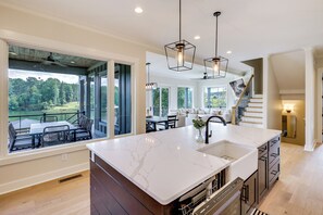 Interior - Dock + Views: Spacious Lake Sinclair Retreat (Milledgeville)