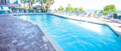Indoor pool, a heated pool