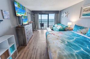 1 bedroom, iron/ironing board, free WiFi, bed sheets - New Direct Oceanfront at Sandcastle South | Pools! (Myrtle Beach)