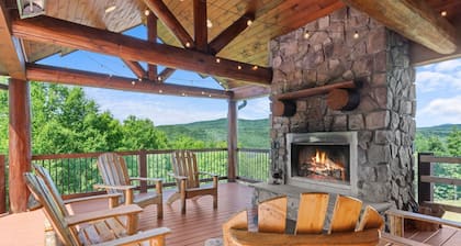 Large Group Catskills Mountain Retreat near Hunter & Windham Mountains