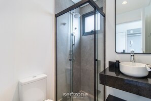 Basic Apartment | Bathroom - Studios in a Seaside Building, Close to Beto Carreiro at Penha Spot - Psob (Penha)