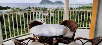 Hilltop-view 1-bedroom apartments in Portsmouth with WiFi, AC