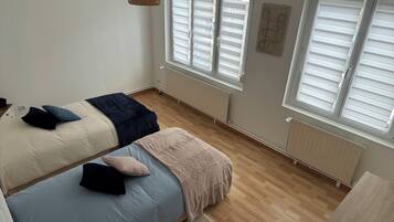 2 slaapkamers, wifi, beddengoed