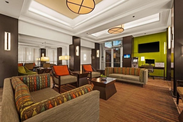 Settle into stylish lounge seating for relaxed downtime together.