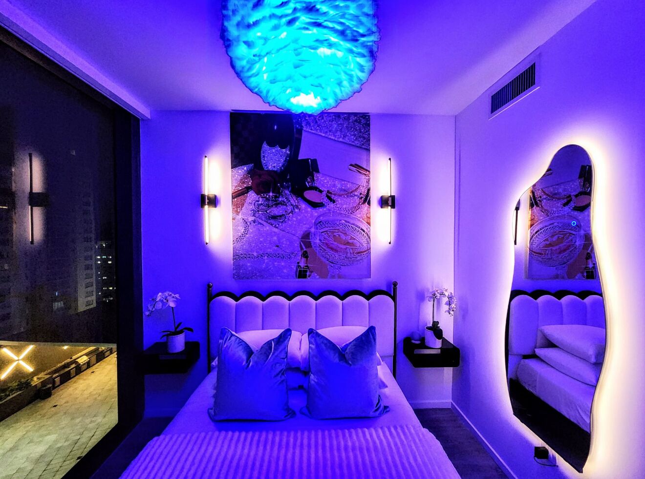 2 bedrooms, iron/ironing board, travel crib, WiFi