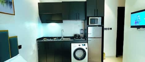 1 室のベッドルーム、アイロン / アイロン台、WiFi、ベッドシーツ