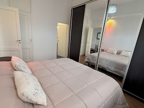 Apartment, 1 Bedroom | Desk, laptop workspace, blackout curtains, soundproofing