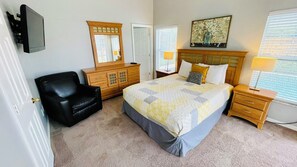 4 bedrooms, iron/ironing board, WiFi, bed sheets