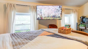 1 habitación, tabla de planchar con plancha, wifi y ropa de cama