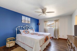 2 habitaciones, escritorio, wifi gratis y ropa de cama 