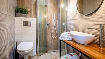 Shower, hair dryer