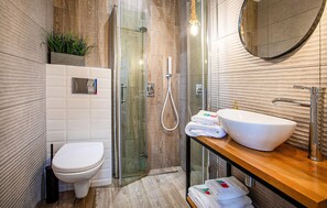 Shower, hair dryer