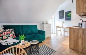 Living area - 1 bedroom nice apartment in Nowecin (Nowecin)