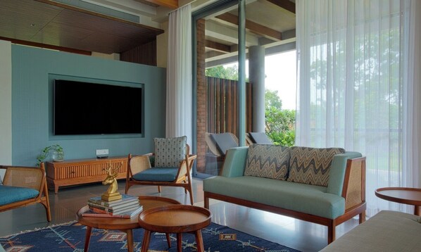 Living area - Amã Stays & Trails Sukh Villa, Alibag (Alibag)