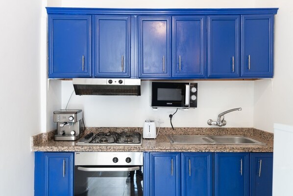 Microwave, oven, stovetop