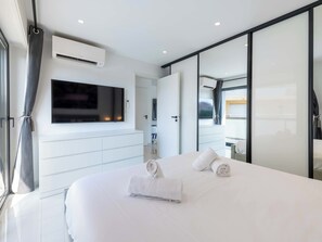 1 室のベッドルーム、アイロン / アイロン台、WiFi、ベッドシーツ