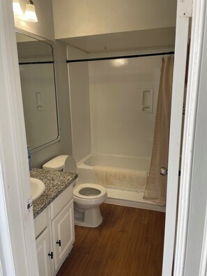 Towels, soap, toilet paper