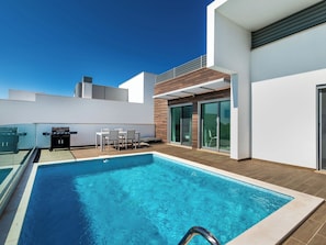 Una piscina riscaldata