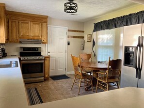 Microwave, oven, stovetop