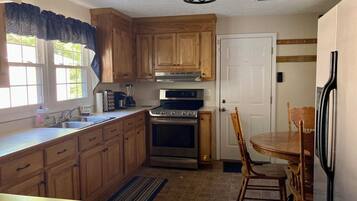 Microwave, oven, stovetop