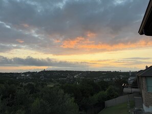 Blick von der Unterkunft