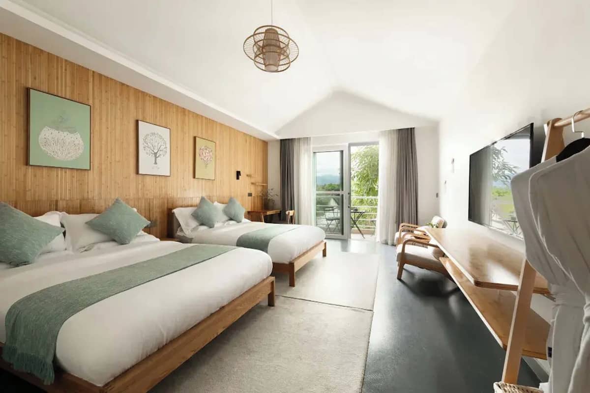 Grand Twin Room, Garden View | View from room