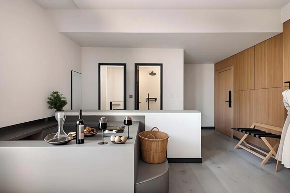 Comfort Double Room, Garden View | Private spa tub