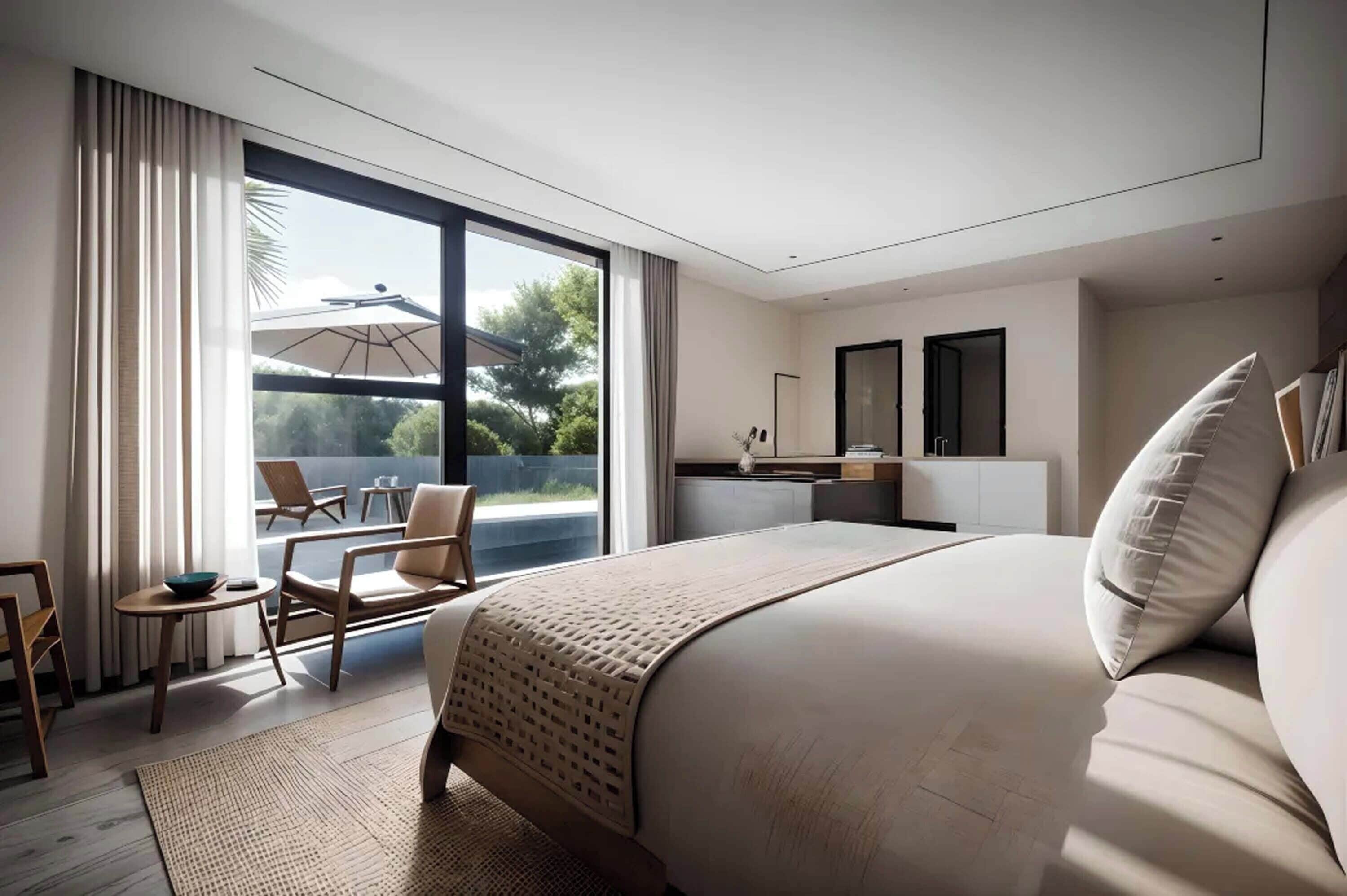 Classic Double Room Single Use, Garden View | View from room