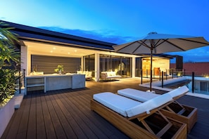 Terrasse sur le toit
