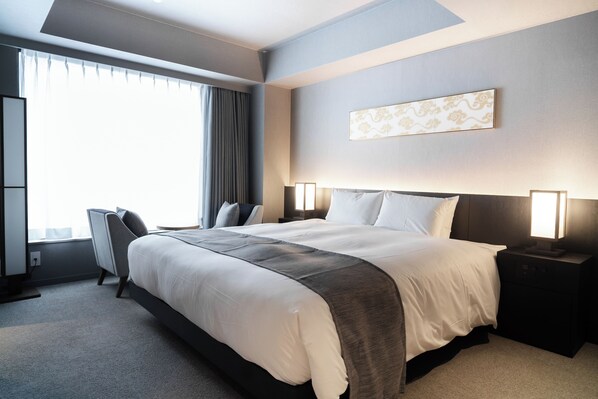 Standard Double Room | In-room safe, blackout drapes, iron/ironing board, free WiFi - KIORI Hotel Higashino Toin (Kyoto)