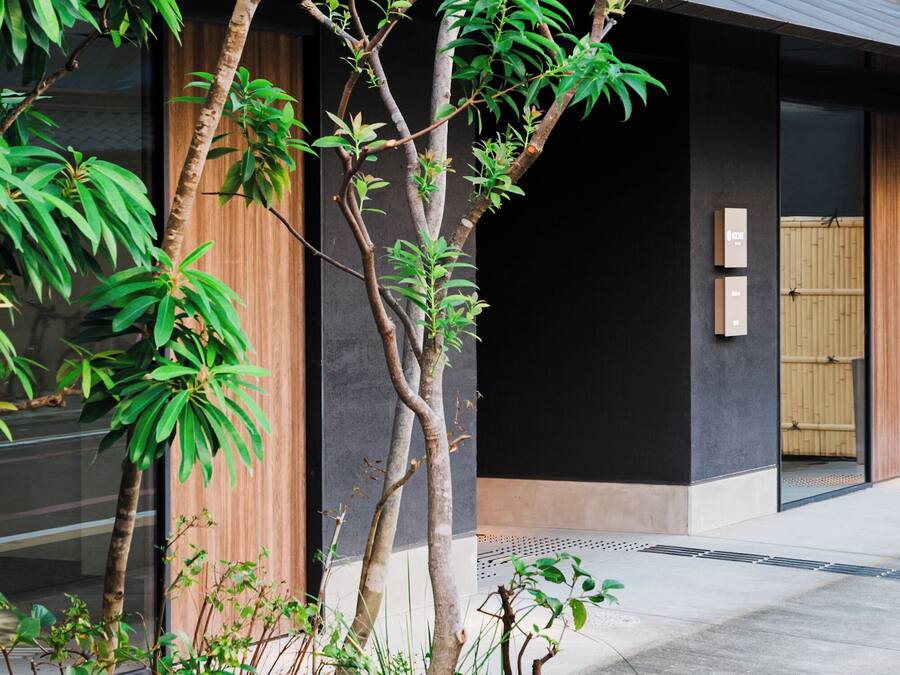 Fassade der Unterkunft