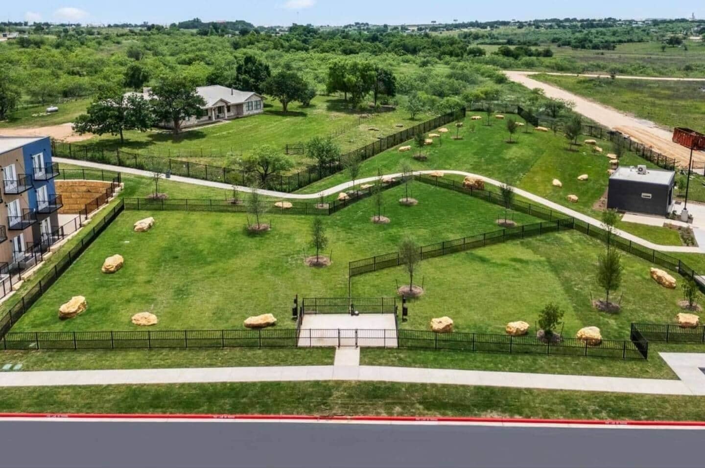 Terrein van de accommodatie