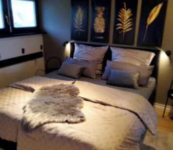 exklusive Ferienwohnung in ruhiger Lage-Boxspringbett