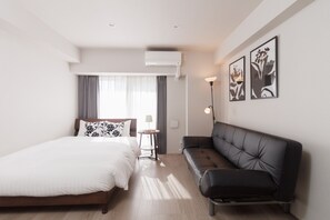 1 soverom, skrivebord, wi-fi og sengetøy