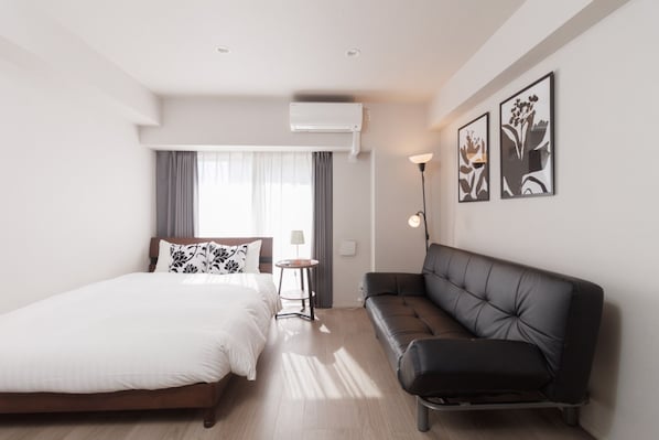 1 chambre, bureau, Wi-Fi, draps fournis