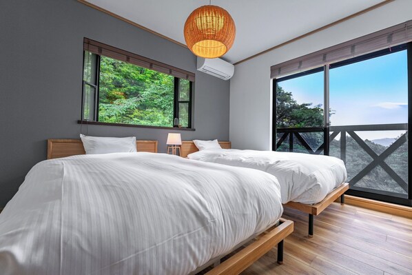 4 slaapkamers, een bureau, gratis wifi, beddengoed